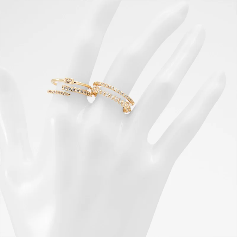 ALDO ROYAN 4-Pack Embellished Rings